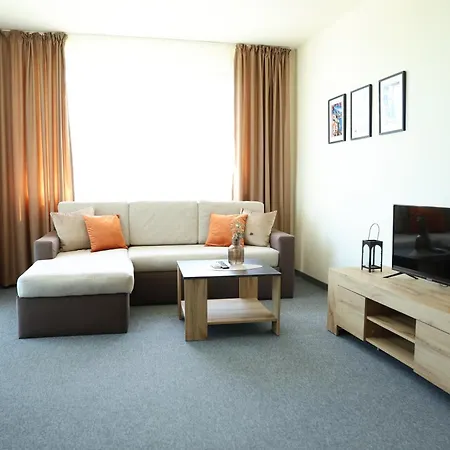 شقة Blue Horizon Family Suite - Top Floor Sea View سينتس قسطنطين وهيلينا